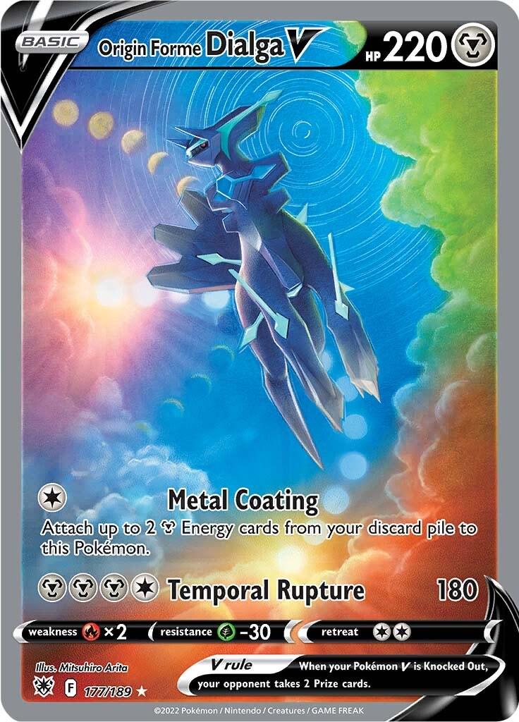 2022 Astral Radiance - Origin Forme Dialga V 177/189 - PSA 9