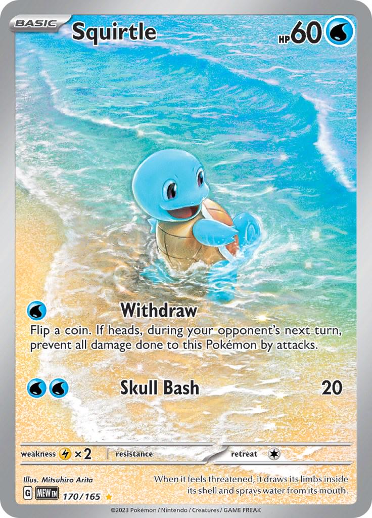 2023 151 - Squirtle 170/165 - NM RAW