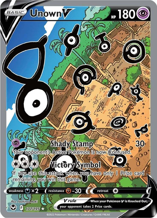 2022 Silver Tempest - Unknown V 177/195 - NM RAW