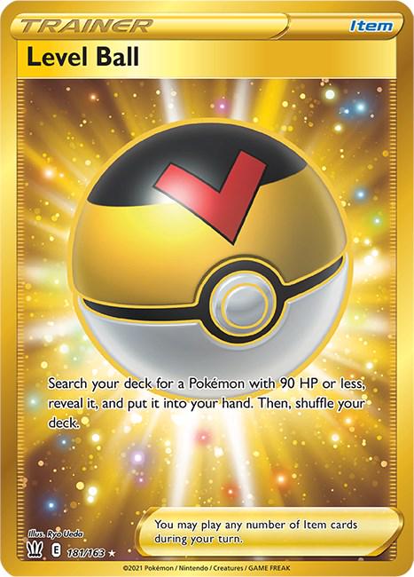 2021 Battle Styles - Level Ball 181/163 - NM RAW