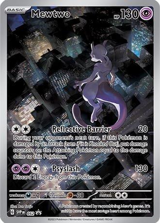 2023 151 Black Star Promo - Mewtwo 052 SVP - NM RAW