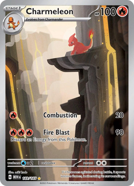 2023 151 - Charmeleon 169/165 - NM RAW