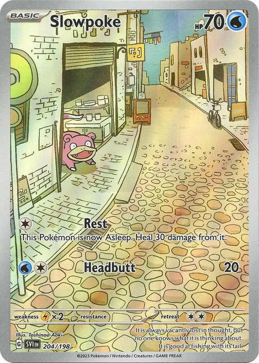 2023 Scarlet & Violet Base - Slowpoke 204/198 - NM RAW