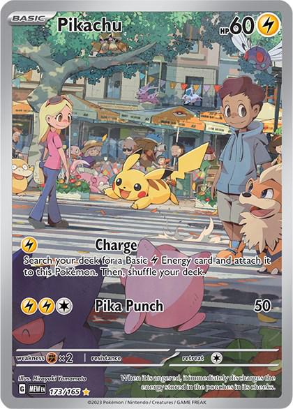 2023 151 - Pikachu 173/165 - NM RAW