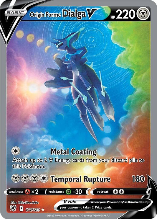 2022 Astral Radiance - Origin Forme Dialga V 177/189 - PSA 9