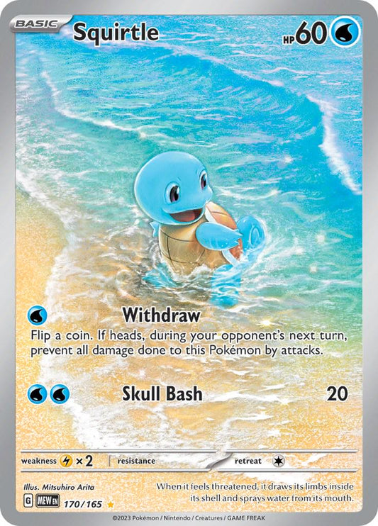 2023 151 - Squirtle 170/165 - NM RAW