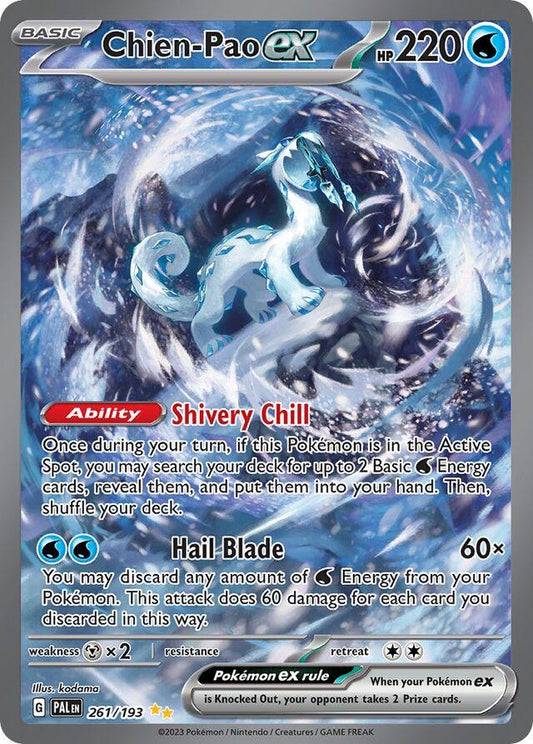2023 Paldea Evolved - Chien-Pao EX 261/193 - PSA 10