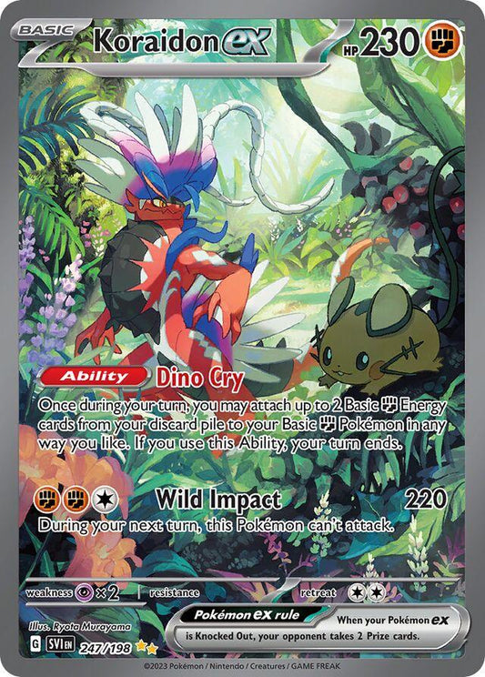 2023 Scarlet & Violet Base - Koraidon EX 247/198 - PSA 10
