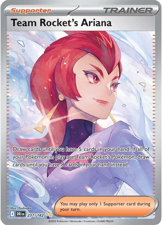 2025 Destined Rivals - Team Rocket's Ariana 237/182 - NM RAW