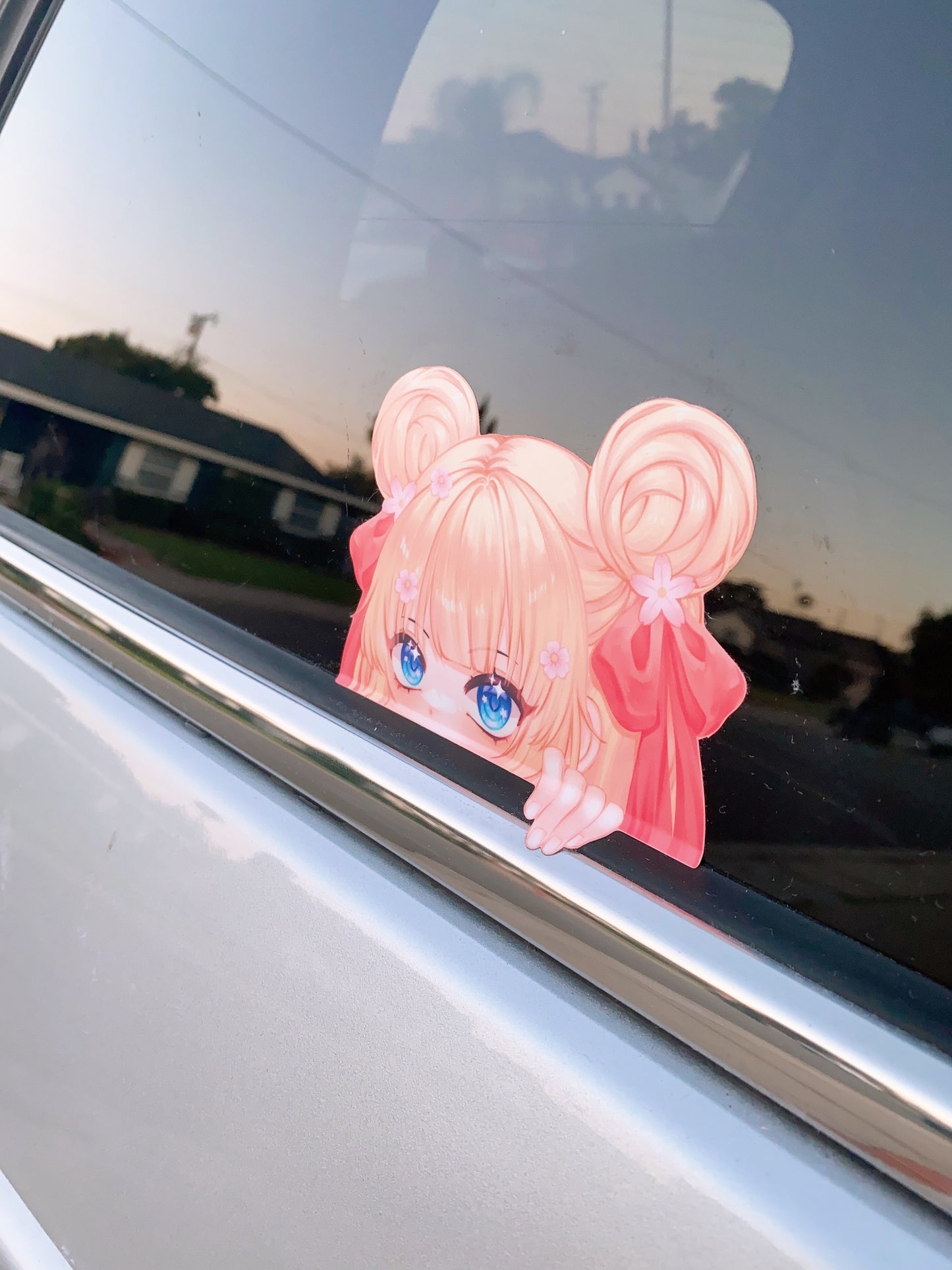 Sakurazawa Hana Peeker Sticker