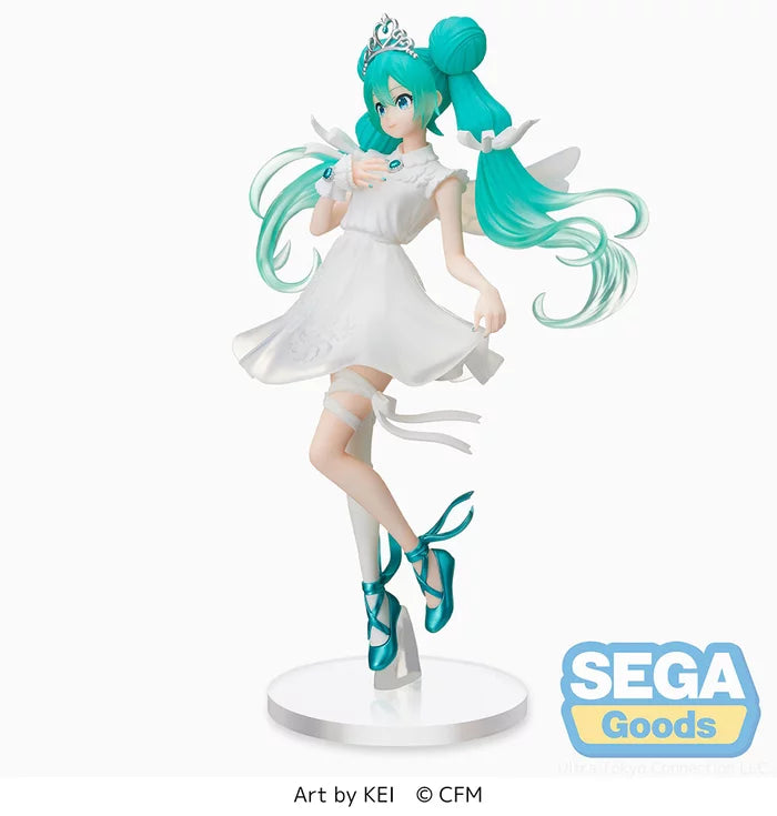 Hatsune Miku: 15th Anniversary KEI Ver. Super Premium Figure